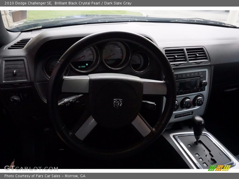 Brilliant Black Crystal Pearl / Dark Slate Gray 2010 Dodge Challenger SE