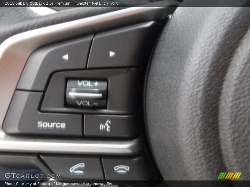 Tungsten Metallic / Ivory 2018 Subaru Outback 2.5i Premium