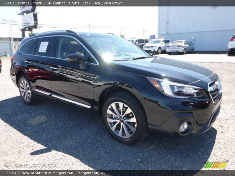Crystal Black Silica / Java Brown 2018 Subaru Outback 3.6R Touring