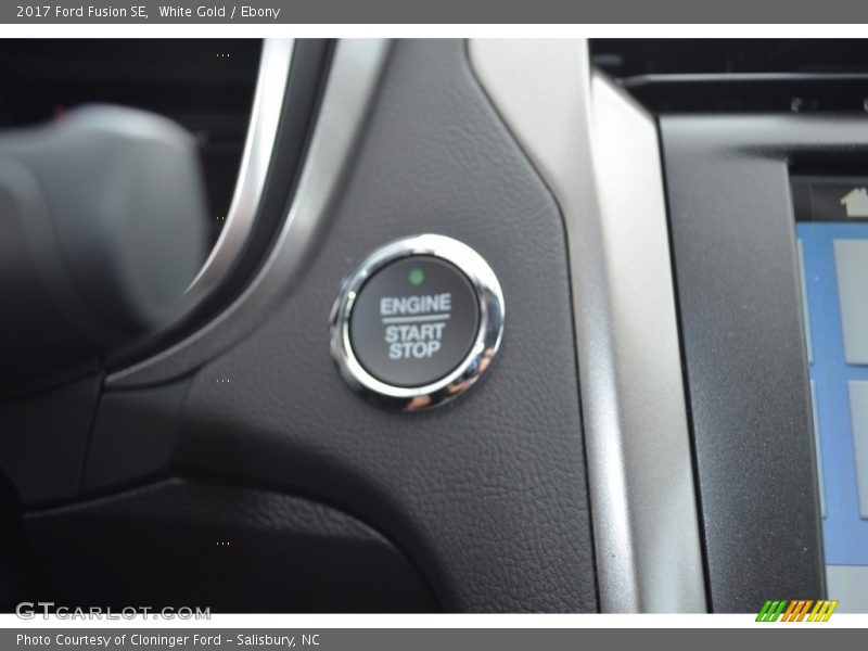 White Gold / Ebony 2017 Ford Fusion SE