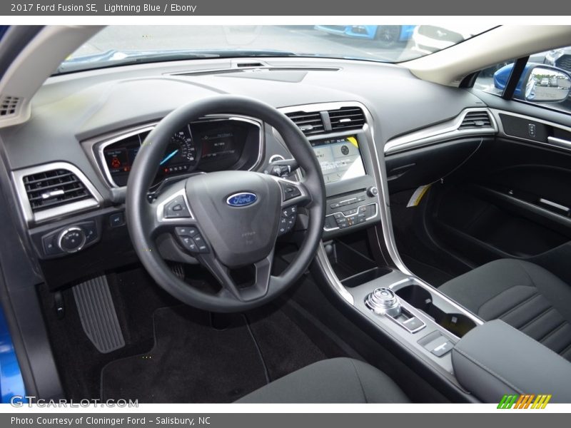 Lightning Blue / Ebony 2017 Ford Fusion SE