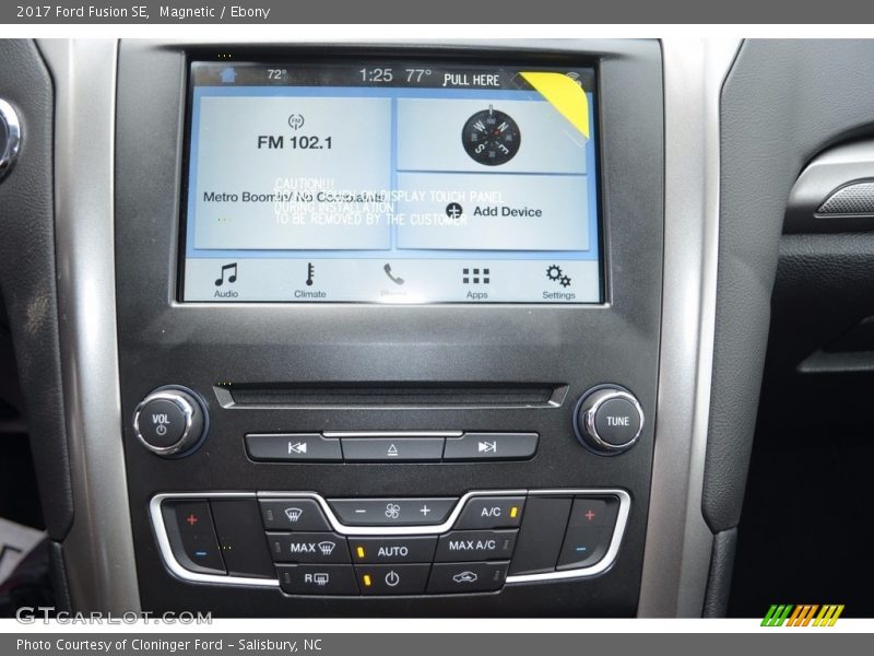 Magnetic / Ebony 2017 Ford Fusion SE