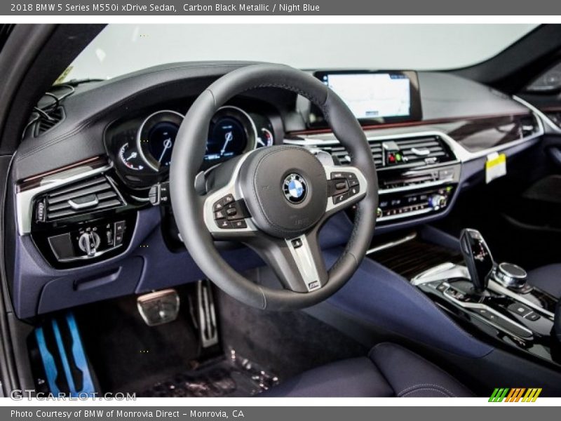 Dashboard of 2018 5 Series M550i xDrive Sedan