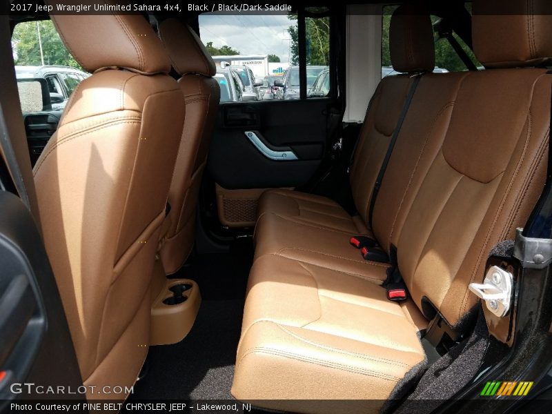 Black / Black/Dark Saddle 2017 Jeep Wrangler Unlimited Sahara 4x4