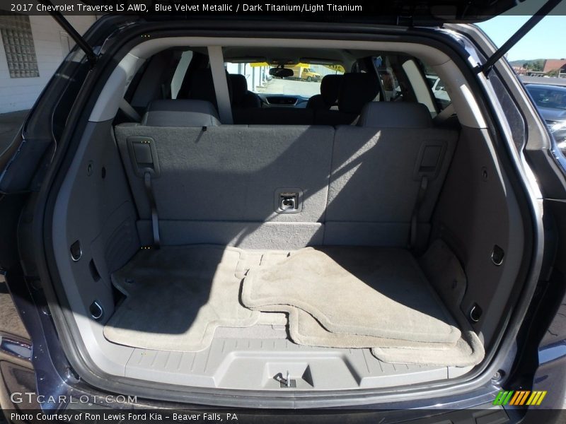 Blue Velvet Metallic / Dark Titanium/Light Titanium 2017 Chevrolet Traverse LS AWD