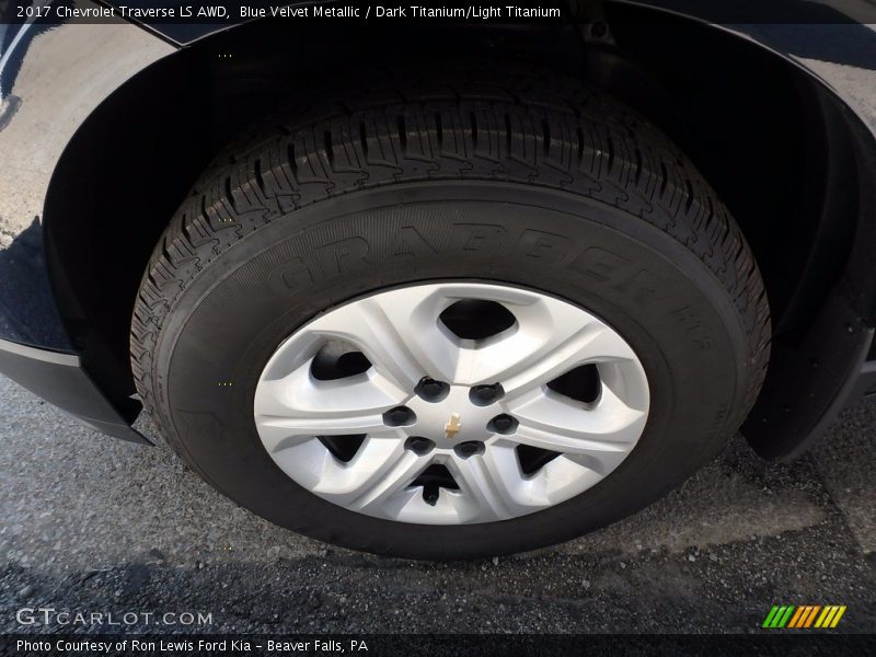 Blue Velvet Metallic / Dark Titanium/Light Titanium 2017 Chevrolet Traverse LS AWD