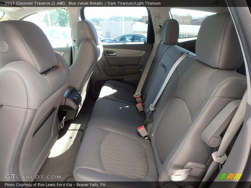 Blue Velvet Metallic / Dark Titanium/Light Titanium 2017 Chevrolet Traverse LS AWD