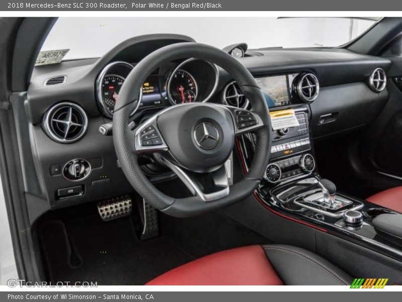 Dashboard of 2018 SLC 300 Roadster