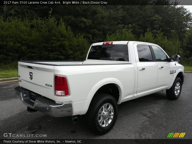 Bright White / Black/Diesel Gray 2017 Ram 3500 Laramie Crew Cab 4x4