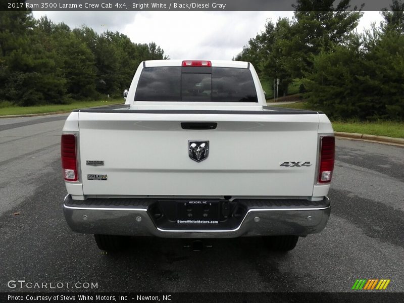Bright White / Black/Diesel Gray 2017 Ram 3500 Laramie Crew Cab 4x4