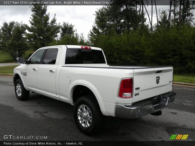 Bright White / Black/Diesel Gray 2017 Ram 3500 Laramie Crew Cab 4x4