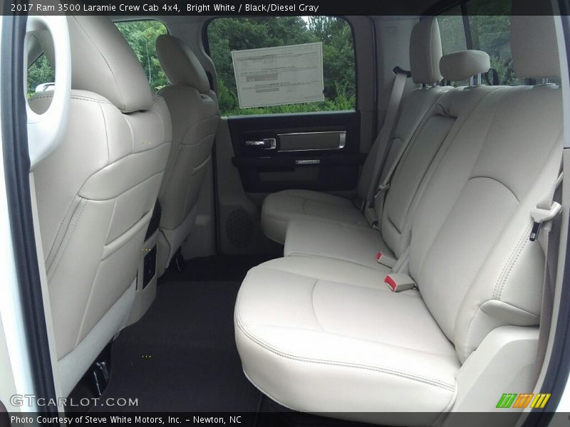 Bright White / Black/Diesel Gray 2017 Ram 3500 Laramie Crew Cab 4x4