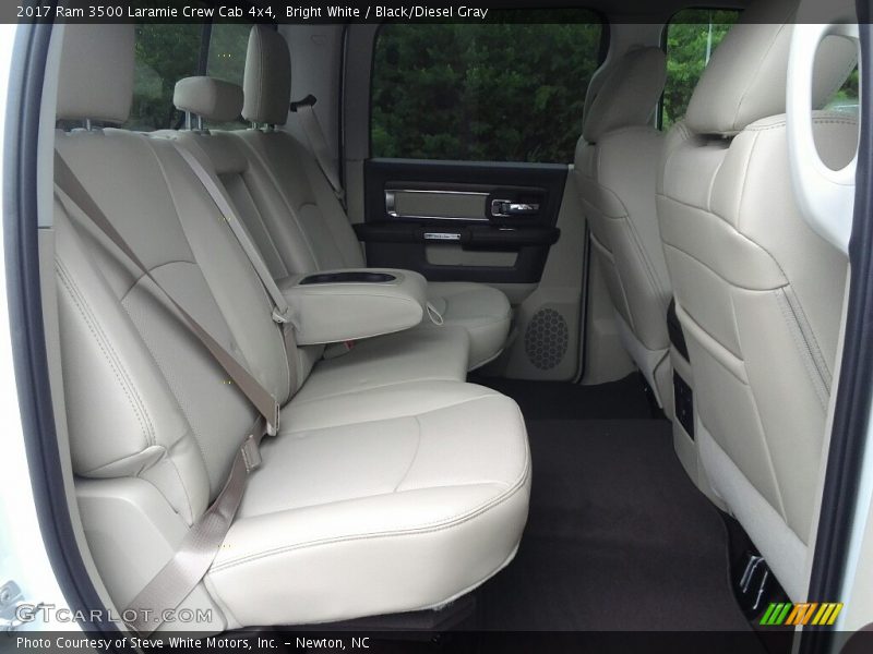 Bright White / Black/Diesel Gray 2017 Ram 3500 Laramie Crew Cab 4x4
