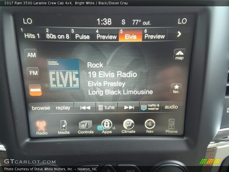 Bright White / Black/Diesel Gray 2017 Ram 3500 Laramie Crew Cab 4x4