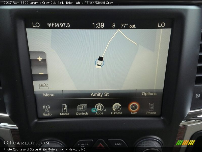 Bright White / Black/Diesel Gray 2017 Ram 3500 Laramie Crew Cab 4x4