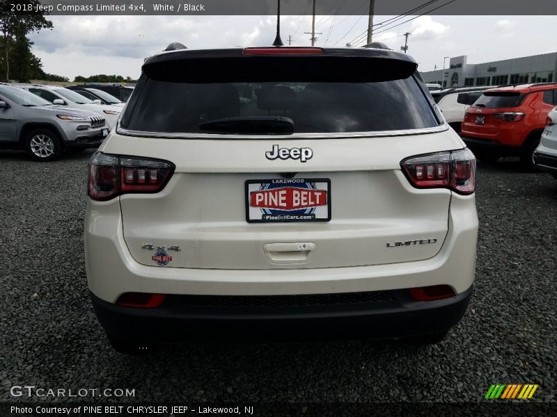 White / Black 2018 Jeep Compass Limited 4x4