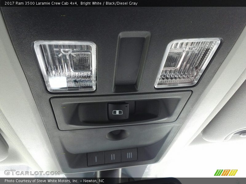 Bright White / Black/Diesel Gray 2017 Ram 3500 Laramie Crew Cab 4x4