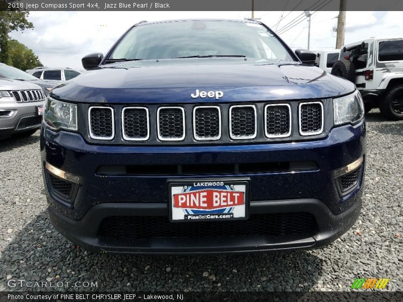 Jazz Blue Pearl / Black 2018 Jeep Compass Sport 4x4