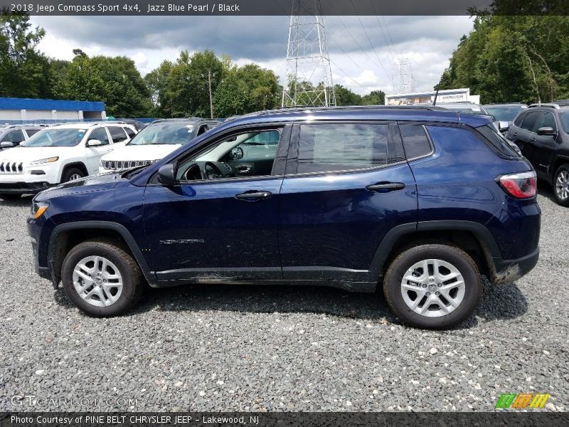 Jazz Blue Pearl / Black 2018 Jeep Compass Sport 4x4