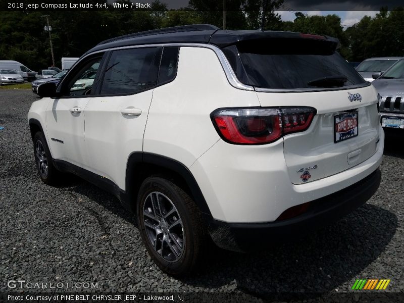 White / Black 2018 Jeep Compass Latitude 4x4