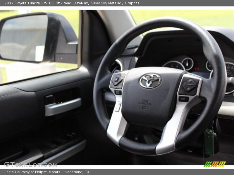 Silver Sky Metallic / Graphite 2017 Toyota Tundra SR5 TSS Off-Road CrewMax