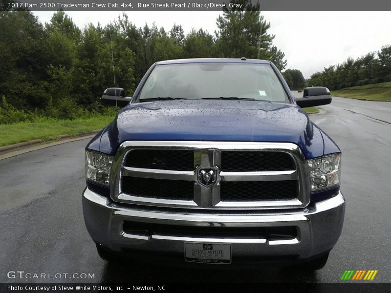 Blue Streak Pearl / Black/Diesel Gray 2017 Ram 2500 Tradesman Crew Cab 4x4