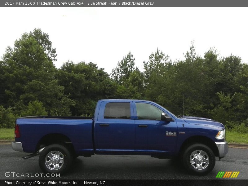 Blue Streak Pearl / Black/Diesel Gray 2017 Ram 2500 Tradesman Crew Cab 4x4