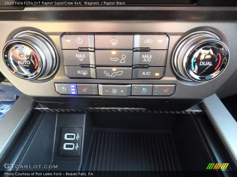 Controls of 2018 F150 SVT Raptor SuperCrew 4x4