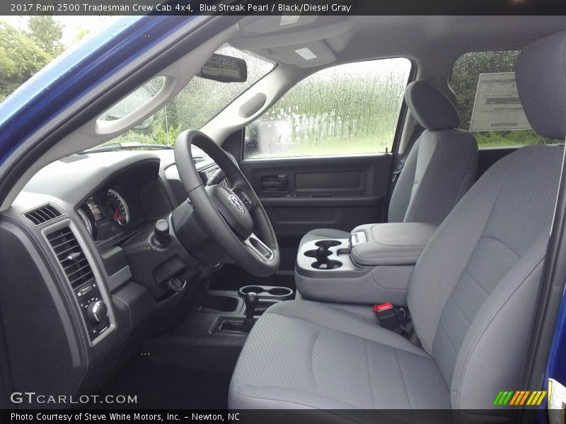 Blue Streak Pearl / Black/Diesel Gray 2017 Ram 2500 Tradesman Crew Cab 4x4