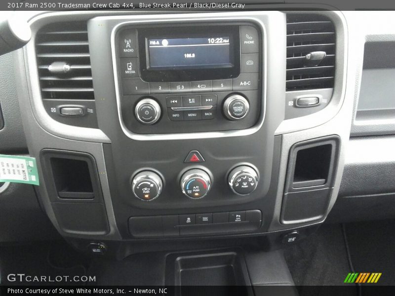 Blue Streak Pearl / Black/Diesel Gray 2017 Ram 2500 Tradesman Crew Cab 4x4