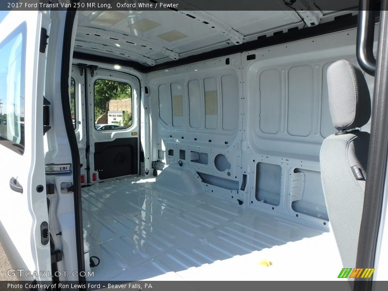 Oxford White / Pewter 2017 Ford Transit Van 250 MR Long