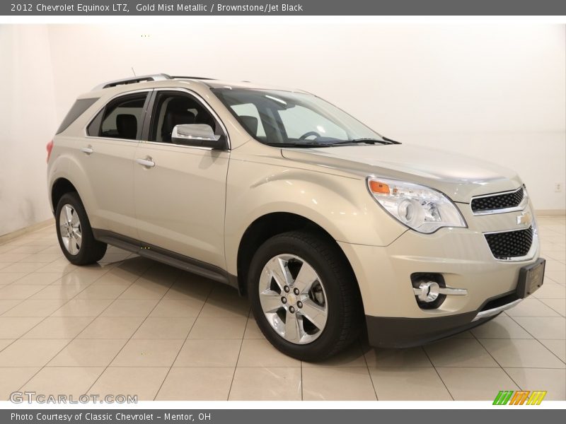 Gold Mist Metallic / Brownstone/Jet Black 2012 Chevrolet Equinox LTZ