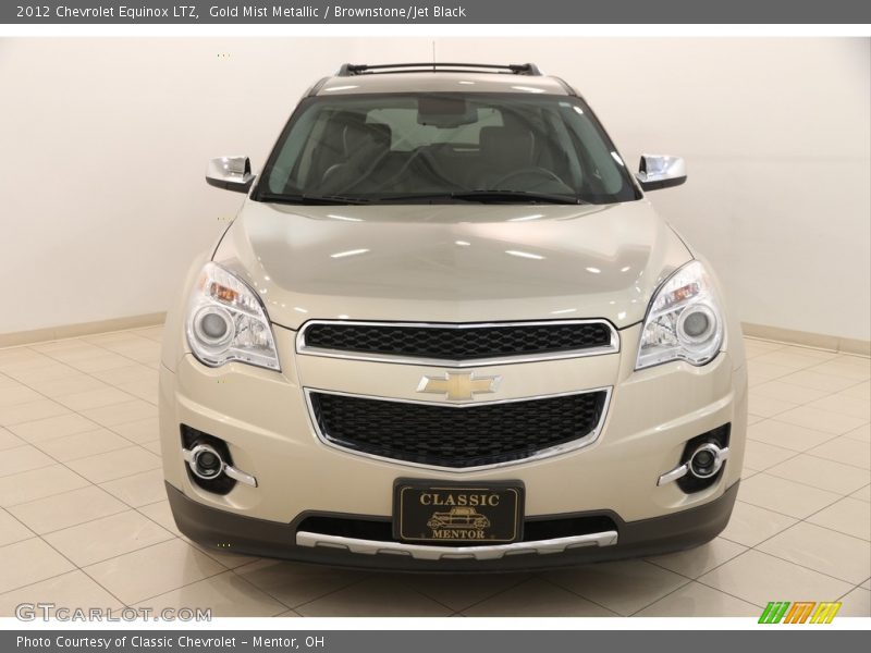 Gold Mist Metallic / Brownstone/Jet Black 2012 Chevrolet Equinox LTZ