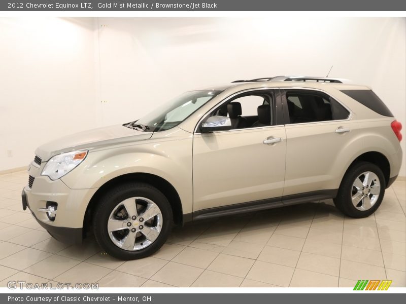 Gold Mist Metallic / Brownstone/Jet Black 2012 Chevrolet Equinox LTZ