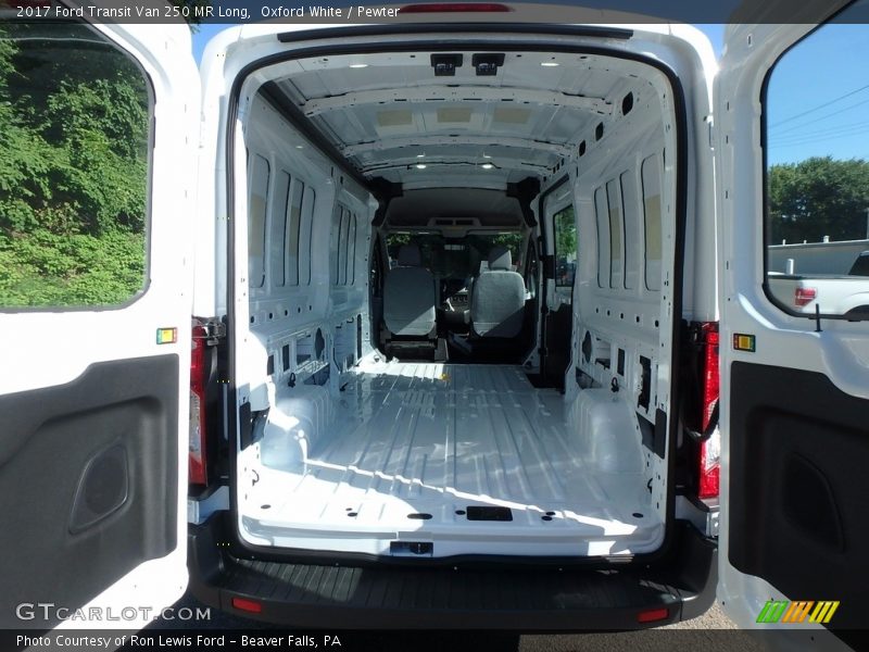 Oxford White / Pewter 2017 Ford Transit Van 250 MR Long
