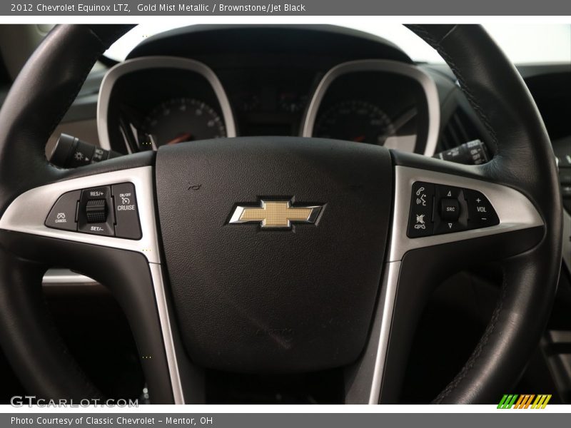 Gold Mist Metallic / Brownstone/Jet Black 2012 Chevrolet Equinox LTZ