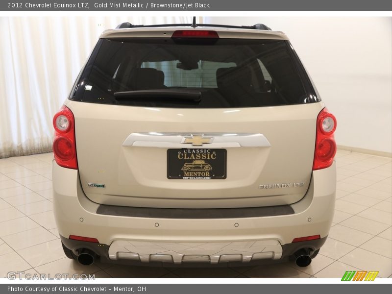 Gold Mist Metallic / Brownstone/Jet Black 2012 Chevrolet Equinox LTZ