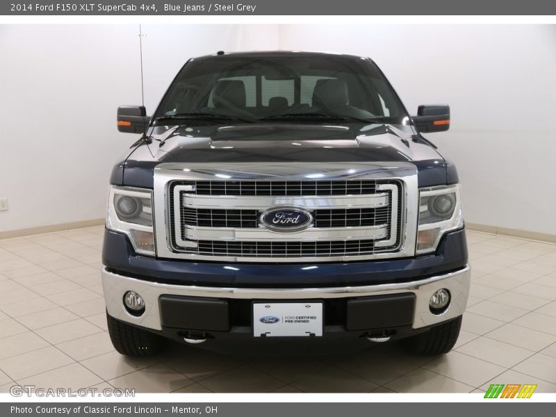 Blue Jeans / Steel Grey 2014 Ford F150 XLT SuperCab 4x4