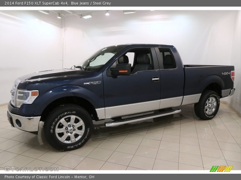 Blue Jeans / Steel Grey 2014 Ford F150 XLT SuperCab 4x4