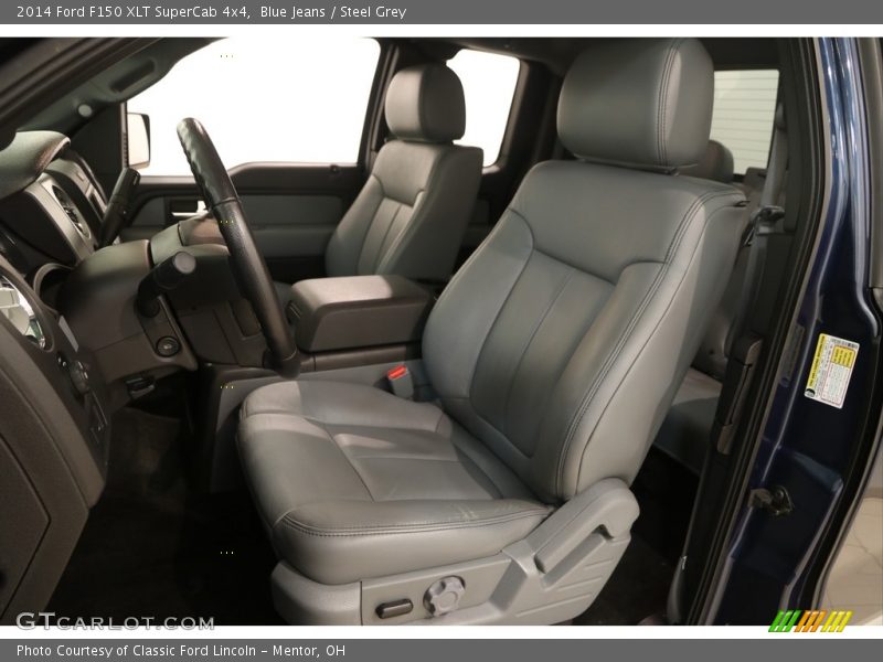 Blue Jeans / Steel Grey 2014 Ford F150 XLT SuperCab 4x4
