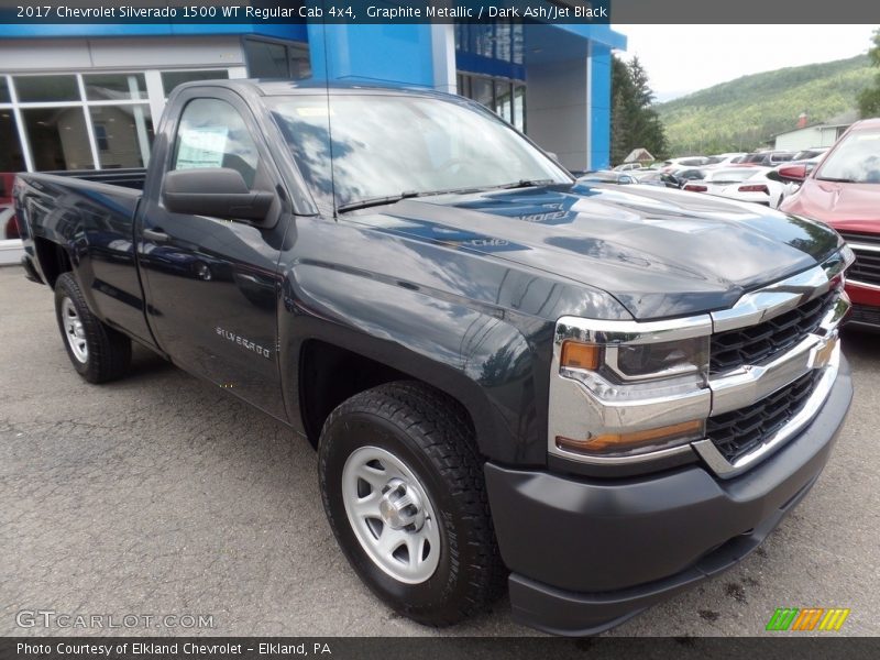 Graphite Metallic / Dark Ash/Jet Black 2017 Chevrolet Silverado 1500 WT Regular Cab 4x4