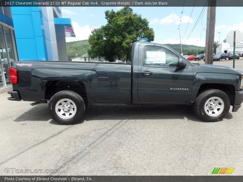 Graphite Metallic / Dark Ash/Jet Black 2017 Chevrolet Silverado 1500 WT Regular Cab 4x4