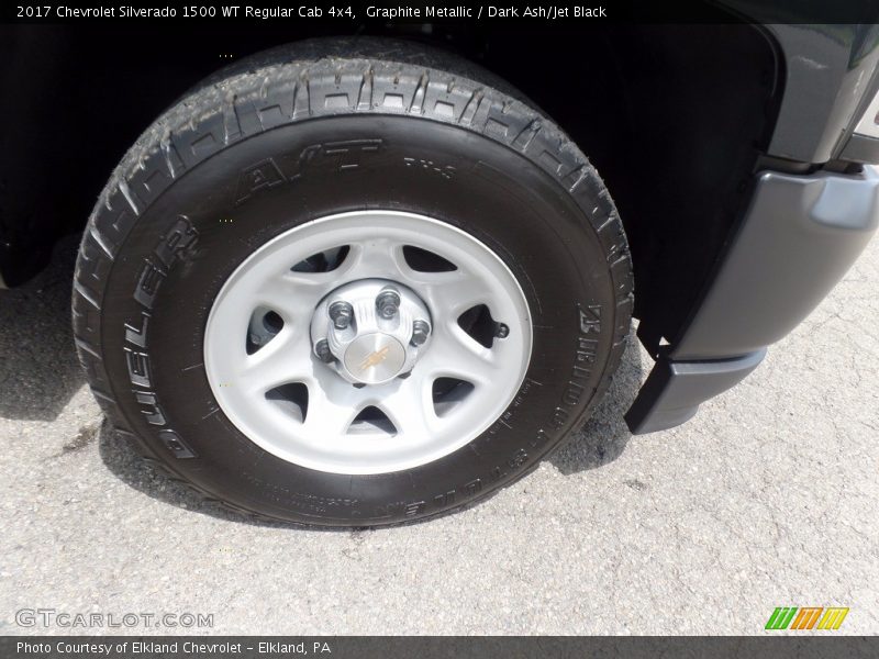 Graphite Metallic / Dark Ash/Jet Black 2017 Chevrolet Silverado 1500 WT Regular Cab 4x4