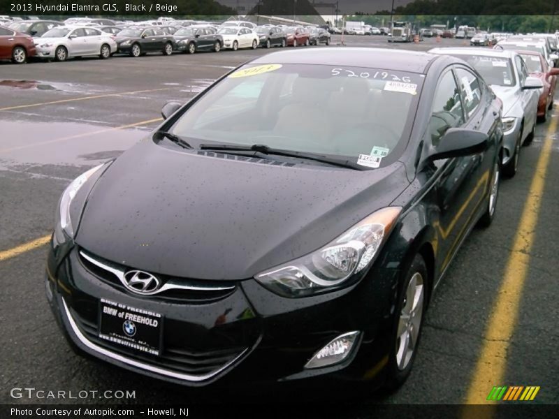 Black / Beige 2013 Hyundai Elantra GLS