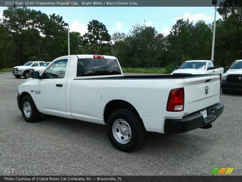 Bright White / Black/Diesel Gray 2017 Ram 1500 Tradesman Regular Cab