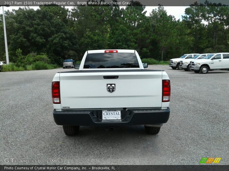 Bright White / Black/Diesel Gray 2017 Ram 1500 Tradesman Regular Cab