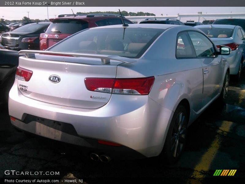 Bright Silver / Black 2012 Kia Forte Koup SX