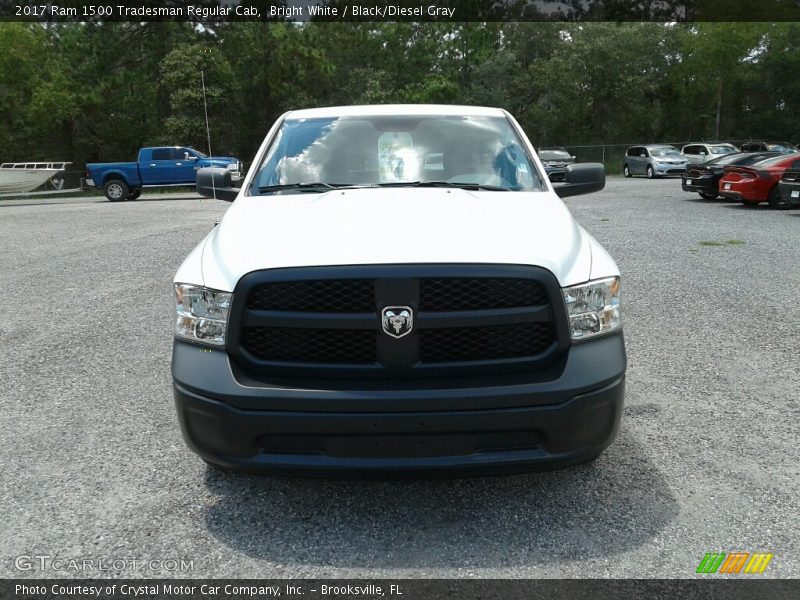 Bright White / Black/Diesel Gray 2017 Ram 1500 Tradesman Regular Cab