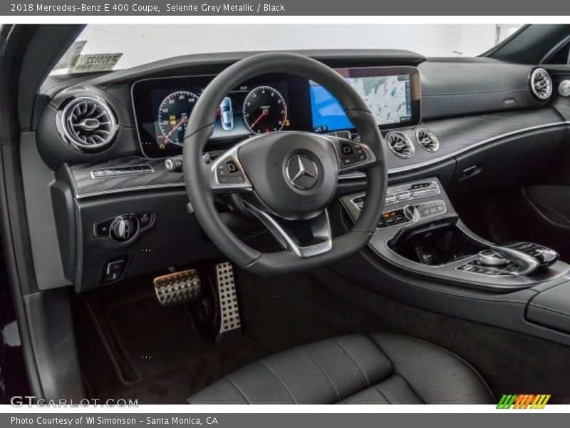 Selenite Grey Metallic / Black 2018 Mercedes-Benz E 400 Coupe