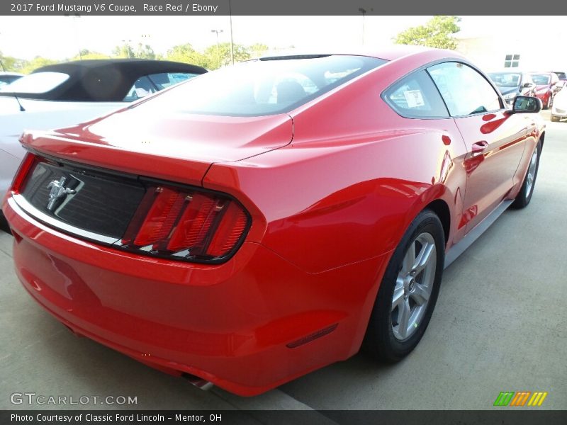 Race Red / Ebony 2017 Ford Mustang V6 Coupe